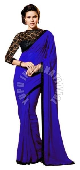 Manish Malhotra Designer Saree Spark Blue
