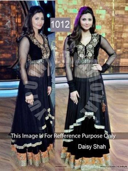 Daisy Shah With Heavy Dress