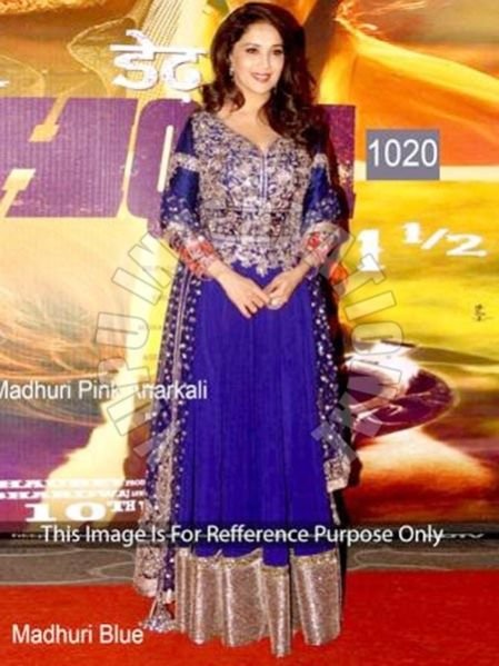 Bollywood Replica Of Madhuri Blue