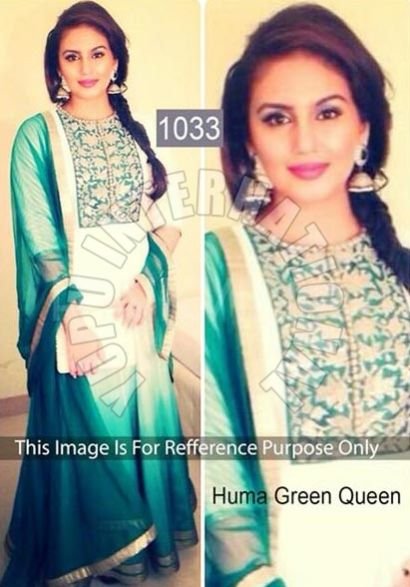 Huma Green Queen Dress