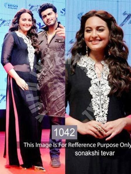 Sonakshi Tevar Black Kurtie