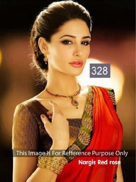 Plain Designer Saree 41