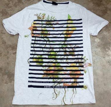 Mens Round Neck Half Sleeves T-Shirt 08