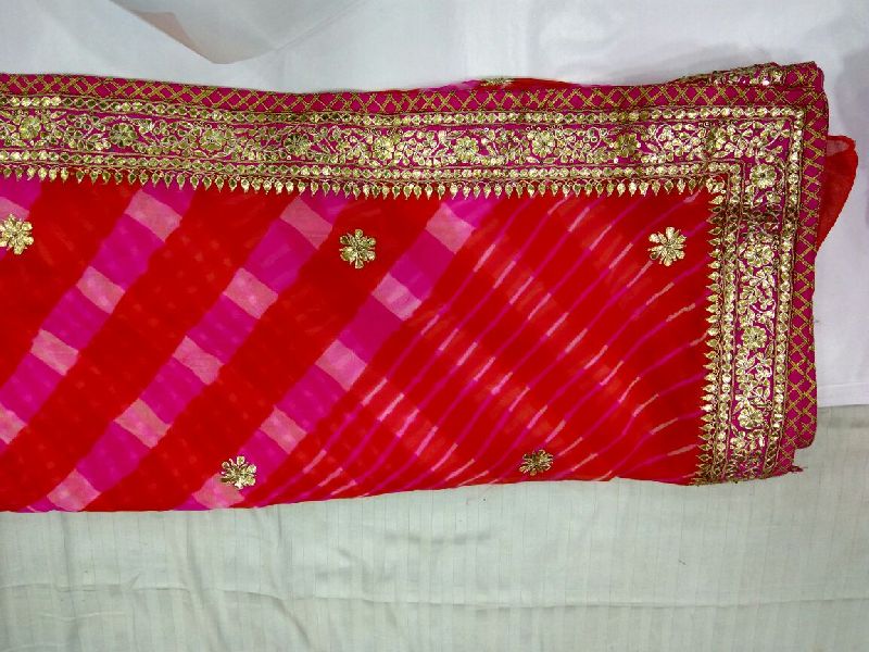 Gota Work Saree 02