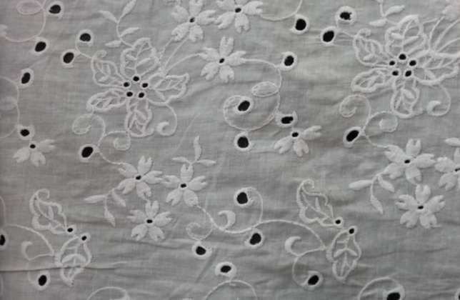 Schiffli Embroidered Fabric 02
