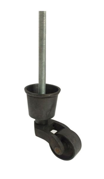 Round Cup Castor with M8 bolt 150 mm ANTIQUE