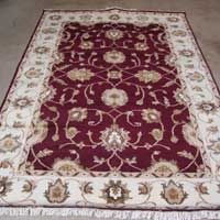 Double Wept Hand Knotted Woolen Carpet (10/10) 02