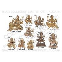 Brass Durga Statue 01