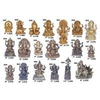 Brass Ganesh Statues 04