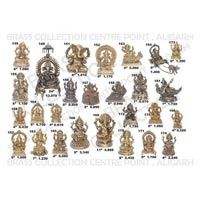 Brass Sitting Ganesh Statue 03