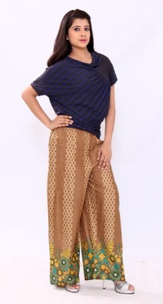 Cotton Jodhpur Plazo Khaki