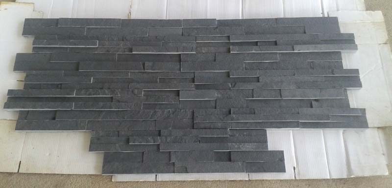 Lime Black 5 Line Slate Stone
