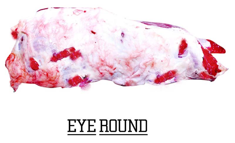 Frozen Eye Round Buffalo Meat