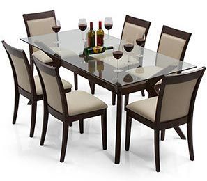Wooden Dining Table Set 05