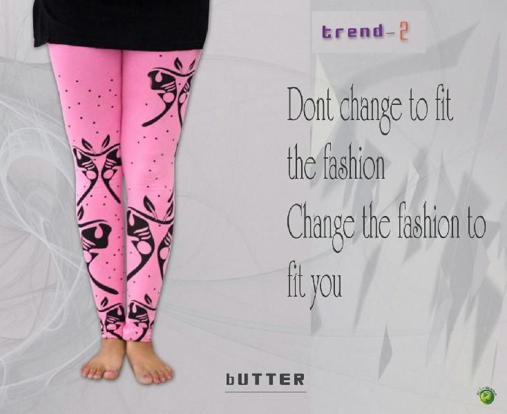 Printed Ankle Legging - Butter