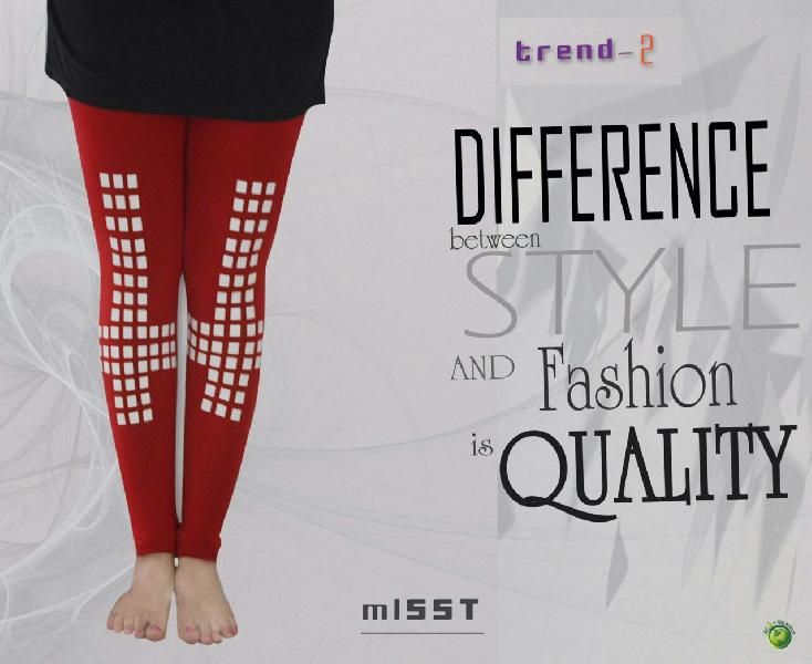 Printed Ankle Legging - Misst