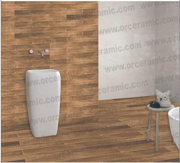 S-406 Wooden Strip Floor Tiles