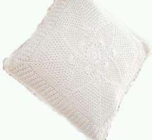 Snowy Crochet Cushion Covers