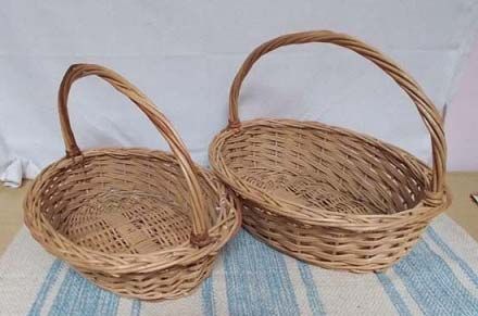 Wicker Oval Basket