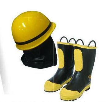 Fire Man Helmat and Boots