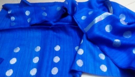 Hand Jamdani On Pure Matka Silk 01