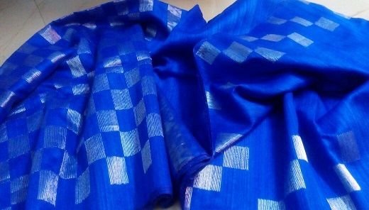 Hand Jamdani On Pure Matka Silk 02