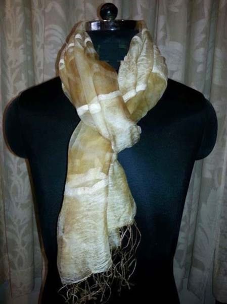 Organza Silk Stole 02