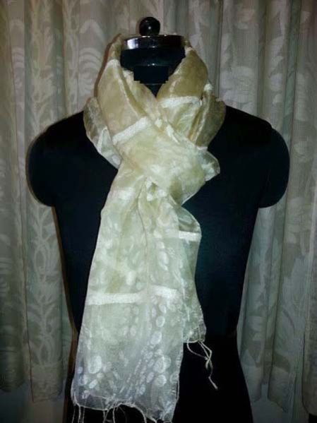 Organza Silk Stole 03