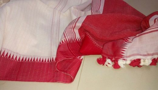 Soft Cotton Saree With Silk Jacquard Border 01