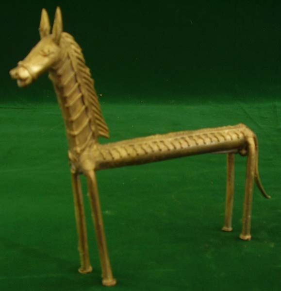 Brass Horse Statue
