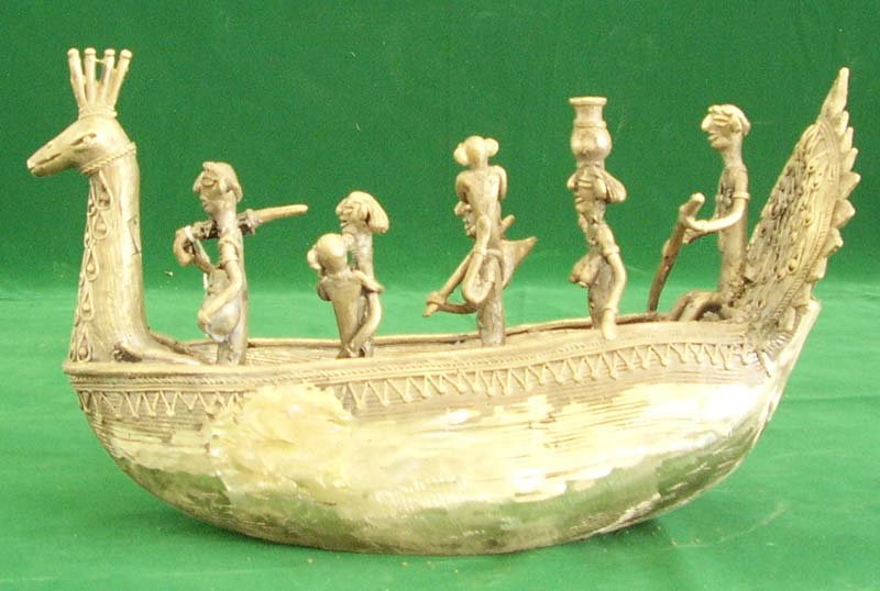 Brass Peacock Boat BMS 094