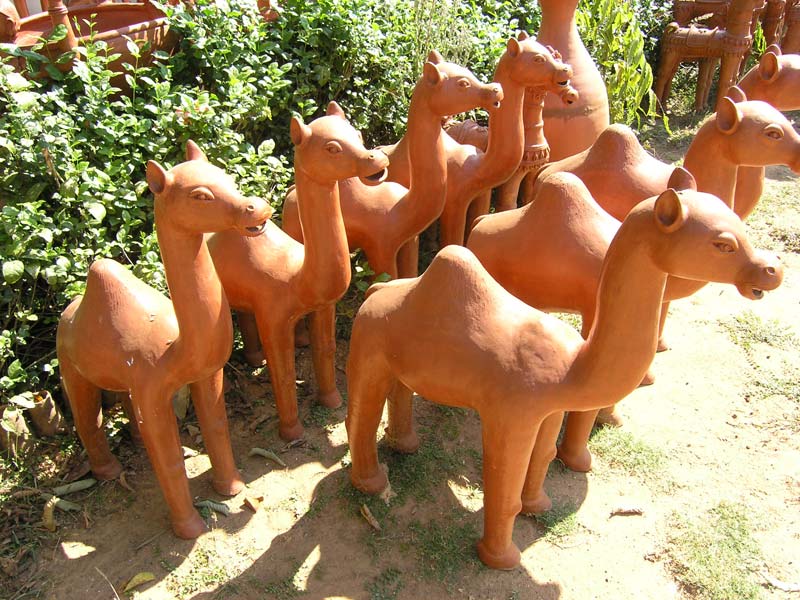 Terracotta Camel Statue