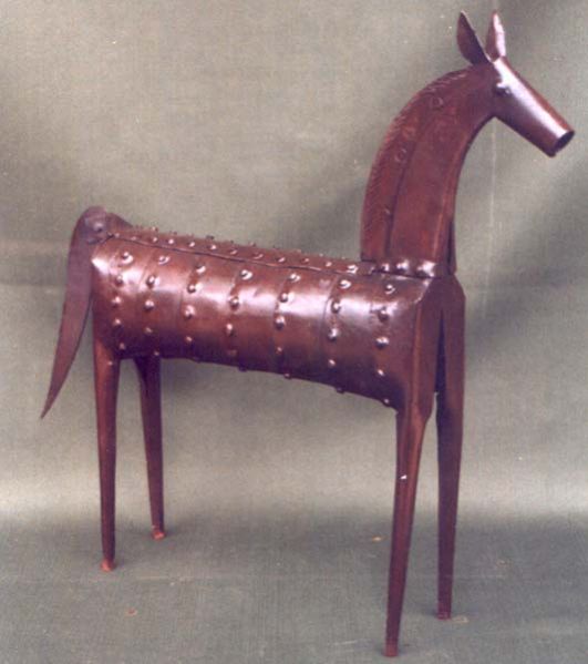 Wrought Iron Horse Statue