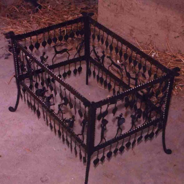 Wrought Iron Center Rectangular Table