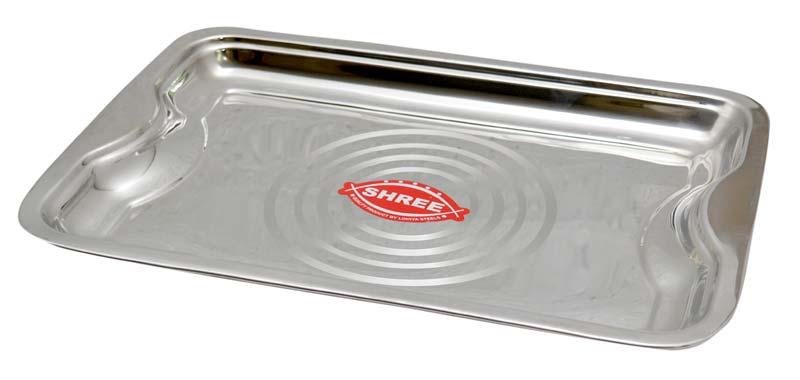 Stainless Steel Dollar Square Serving Tray