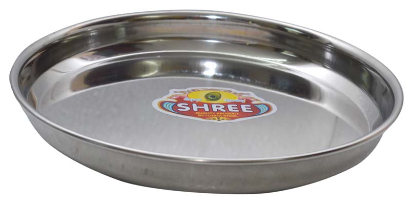 Stainless Steel M Khumcha Thali