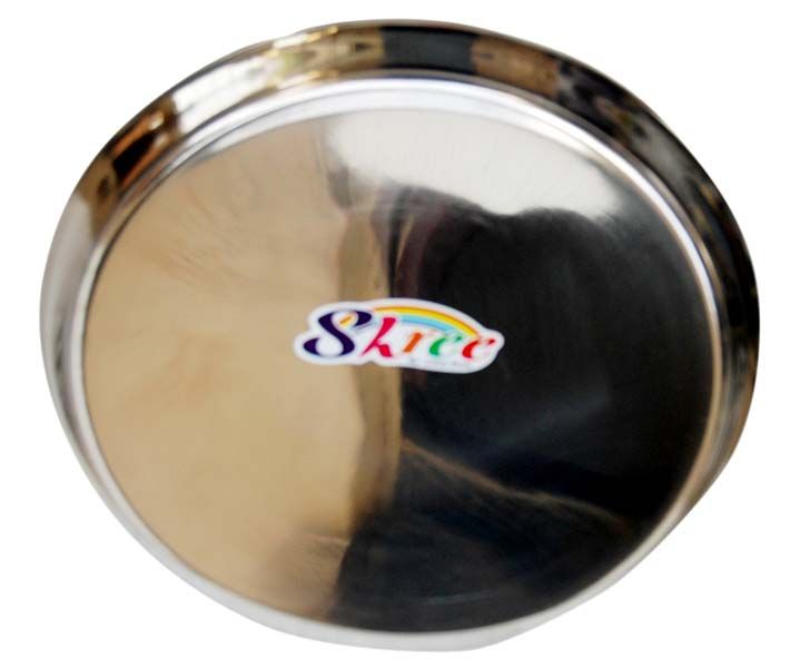 Stainless Steel Plain Khumcha Thali