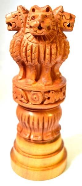 Wooden Ashoka Head 02