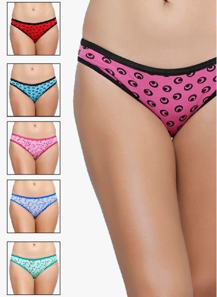 Fine Cotton Folding Elastic Bikini 02