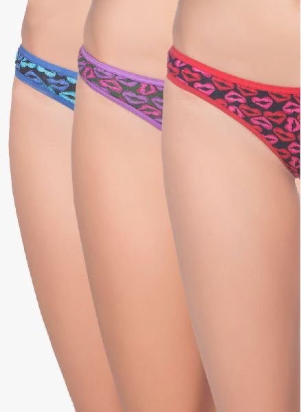 Fine Cotton Folding Elastic Bikini 03