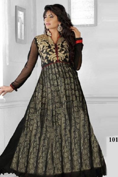 Black Suave Jacket Aarzoo Anarkali Suit