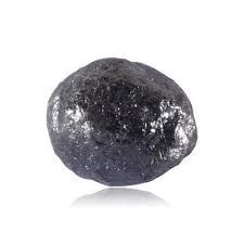 Natural Round & Sparkle Black Rough Uncut Diamonds