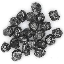 Small Size Black Rough Uncut Diamonds