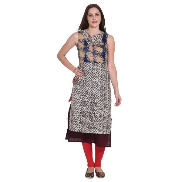 KD 003 Beige Ladies Kurti