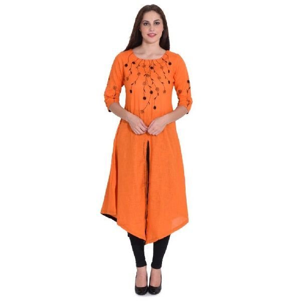 KD 049 Musterd Ladies Kurti