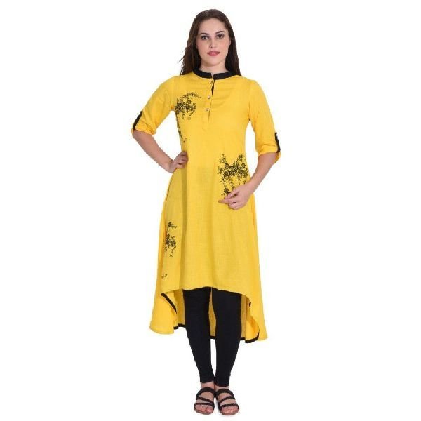 KD 051 Musterd Ladies Kurti