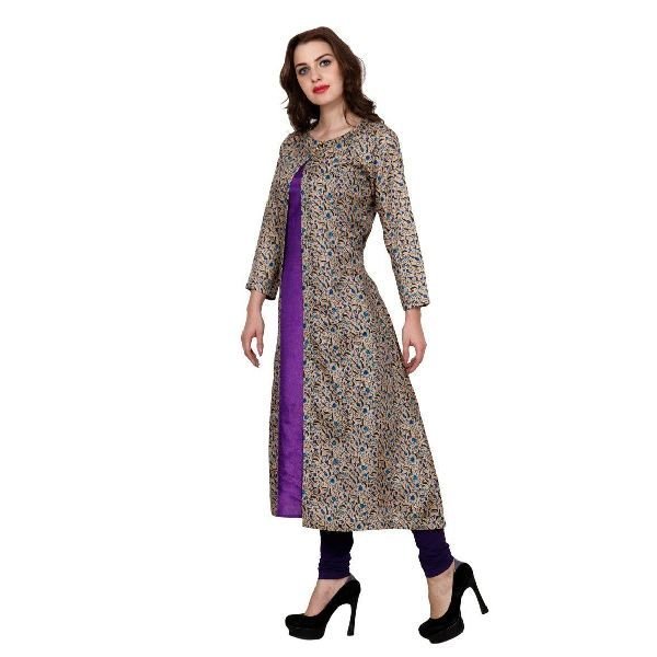 KD 058 Purple  Ladies Kurti