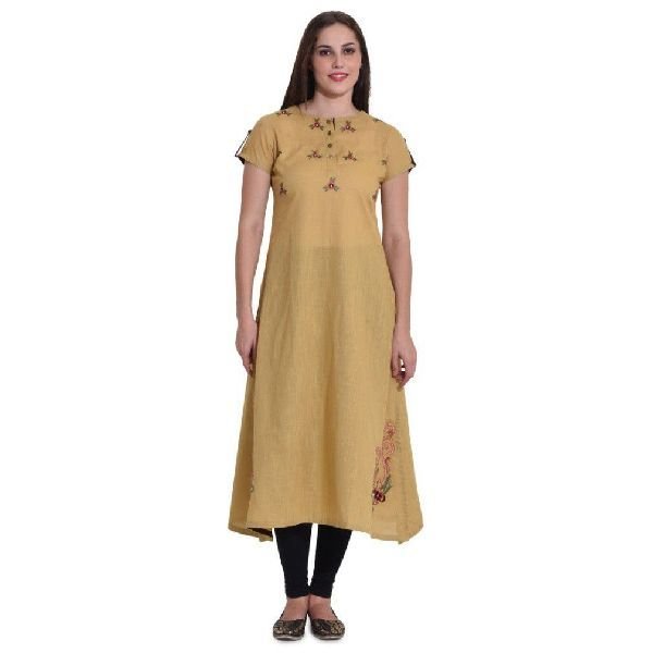 KD 090 Beige Ladies Kurti