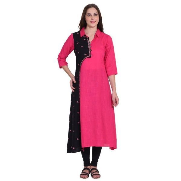 KD 097 Pink Ladies Kurti