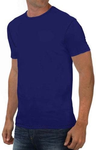 Mens Plain Round Neck T-Shirt 02